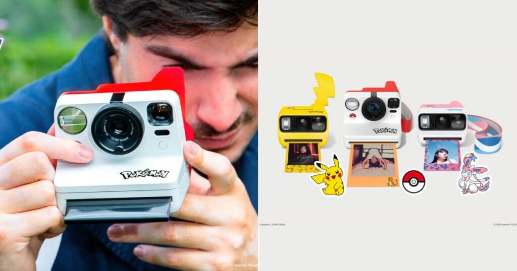 Polaroid Teases Adorable Pokémon Cameras Featuring Pikachu And Sylveon - says.com