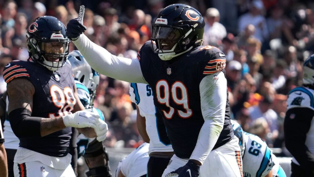 Sources: Falcons add Gervon Dexter Sr. in trade with Bears - ABC7 Chicago