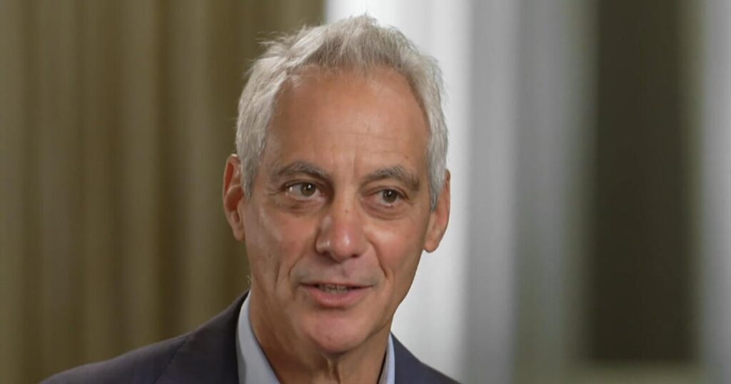 Rahm Emanuel on Trump, the left, and what's right for America - CBS News