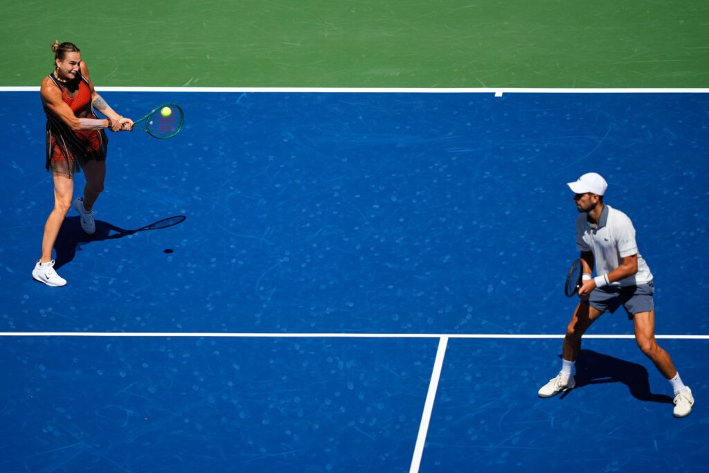 Sabalenka and Djokovic fall in first match as the US Open mixed doubles begins - Alton Telegraph