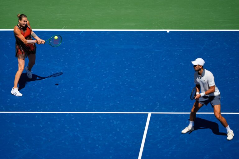Sabalenka and Djokovic fall in first match as the US Open mixed doubles begins - Alton Telegraph