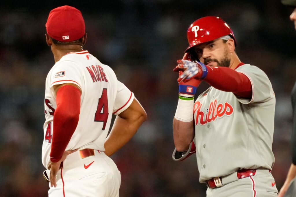 Sanchez sharp, Schwarber, Turner have 10th-inning hits in Phillies' 4-2 win over Angels - Houston Chronicle
