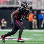 Falcons edge rusher and linebacker Jalon Walker carted off practice field following left leg injury - Beaumont Enterprise
