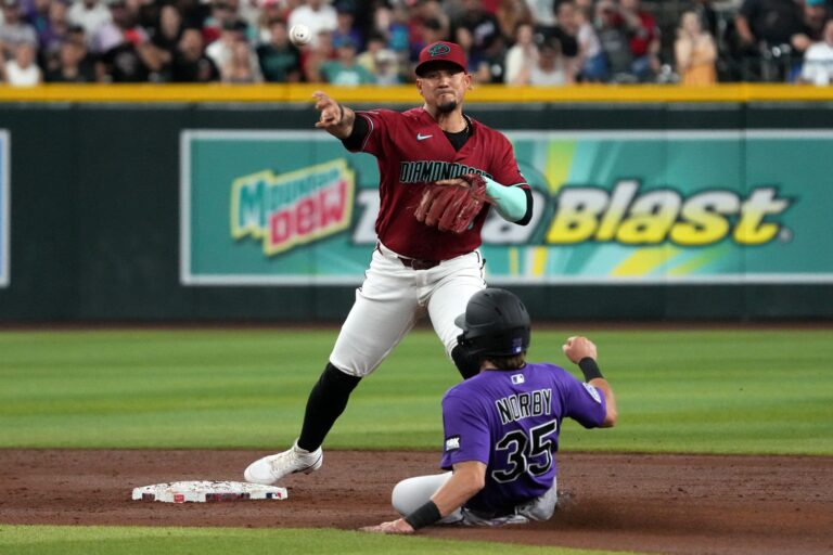 Karros hits 2-run homer before leaving after collision, Rockies rally past Diamondbacks for 3-2 win - San Francisco Chronicle