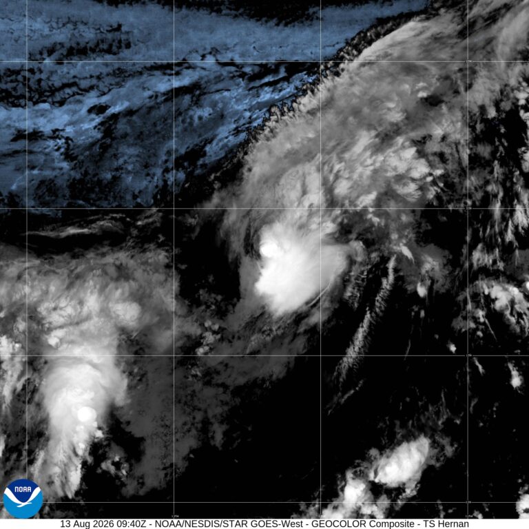 Tropical Storm Hernan forms in the Pacific while a different weather system could soak Hawaii - New Haven Register