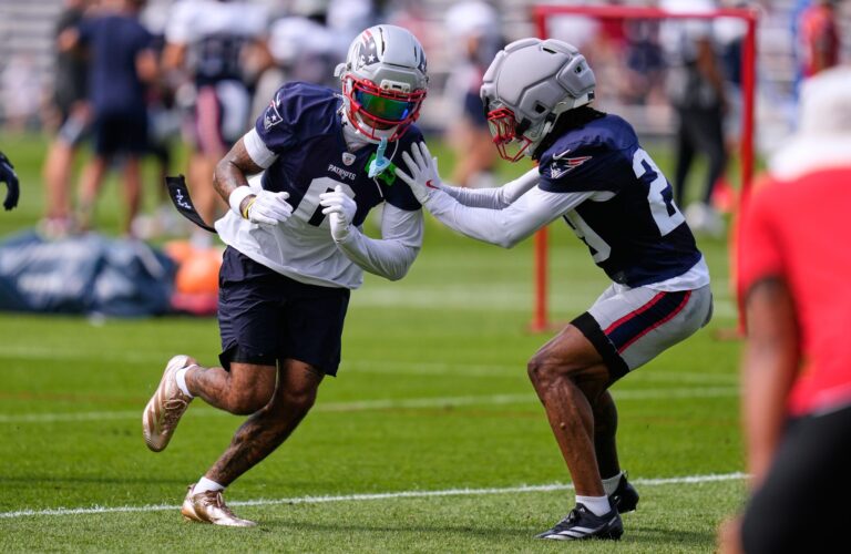 Patriots' Christian Gonzalez continues to work way back from practice injury amid extension talks - Huron Daily Tribune