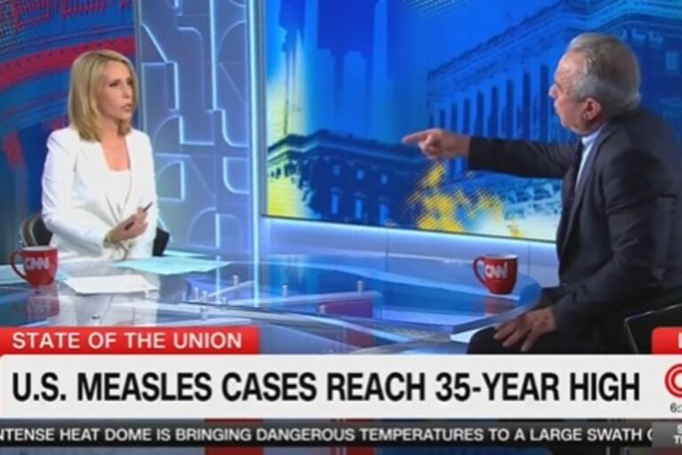 RFK Jr losess temper in angry clash with CNN host over measles and Covid: ‘You want to sit here and attack me?’ - The Independent