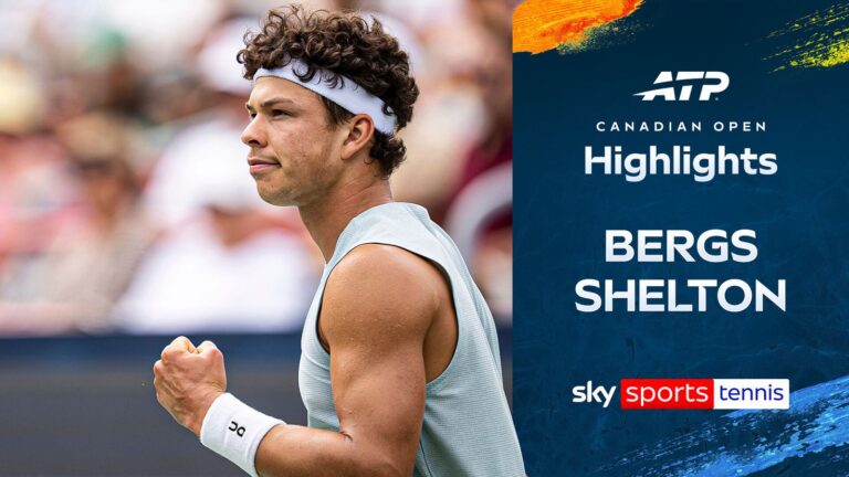 Zizou Bergs vs Ben Shelton | Canadian Open highlights - Sky Sports
