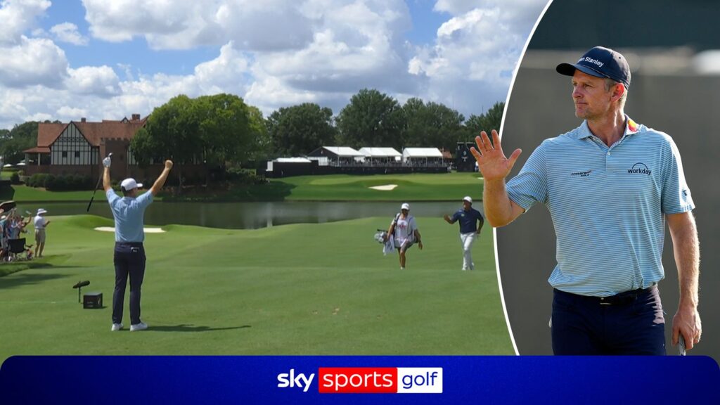 Justin Rose makes incredible hole-in-one at the Tour Championship! - Sky Sports