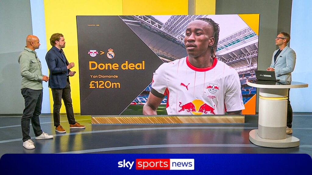 La Liga: Yan Diomande signs with Real Madrid for £120m - Sky Sports