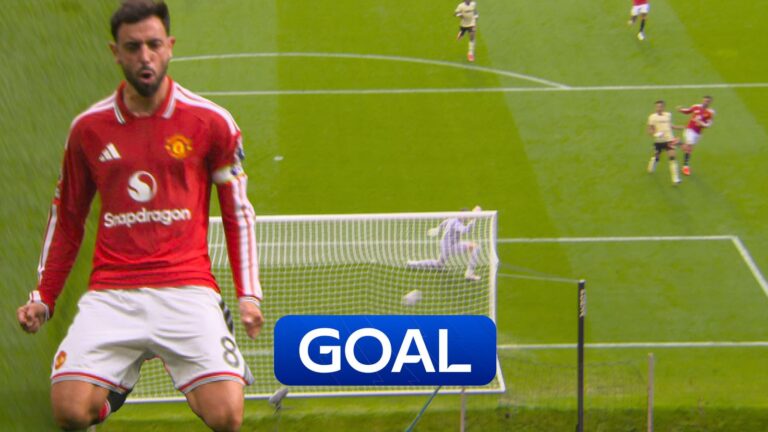 Manchester Utd vs Ipswich | Bruno Fernandes quickly levels for Reds - Sky Sports