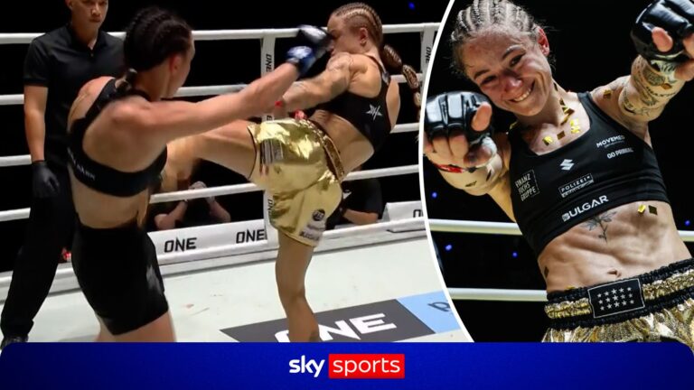 ONE Championship: Stella Hemetsberger folds rival with crushing body kick KO! - Sky Sports