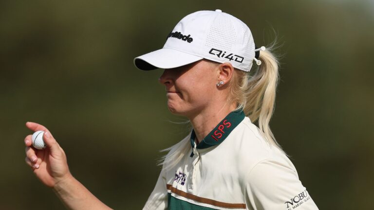 PIF London Championship: Anna Huang holds narrow lead over England's Charley Hull heading into final round - Sky Sports