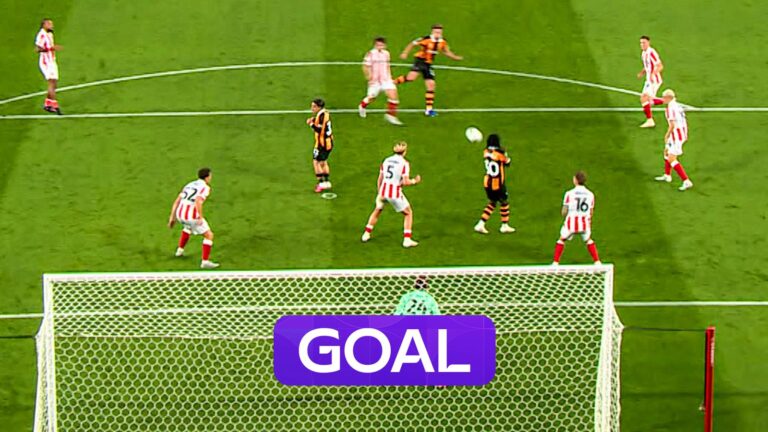 Stoke City vs Hull City: Kieran Dowell levels for Hull with 'pretty special' finish! - Sky Sports