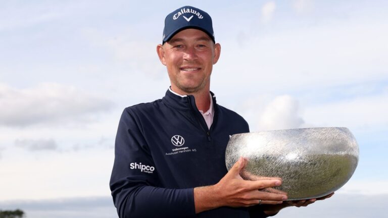 Danish Golf Championship: Jeff Winther pips fellow Dane Rasmus Højgaard in thrilling finish to DP World Tour event - Sky Sports