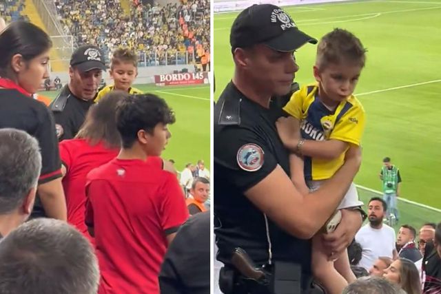 Reactions are snowballing! Look at what was done to the little Fenerbahce fan. - Haberler.com