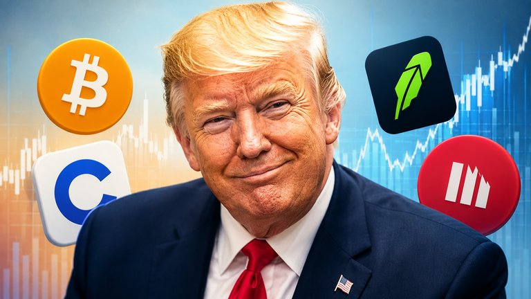 Trump Sells Strategy Stock and Buys Coinbase, Robinhood Shares - Altcoin Buzz