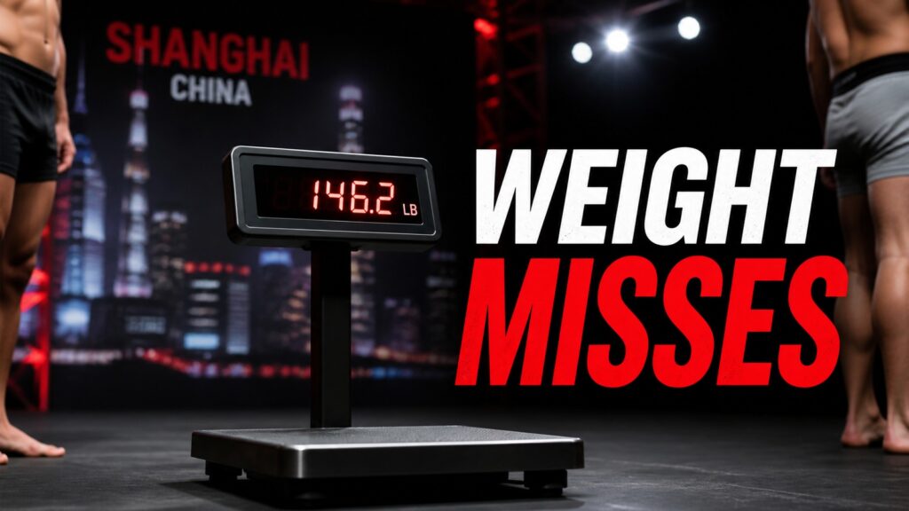Andre Lima, Xiong Jing Nan And Julia Polastri Miss Weight Before UFC Shanghai - MiddleEasy