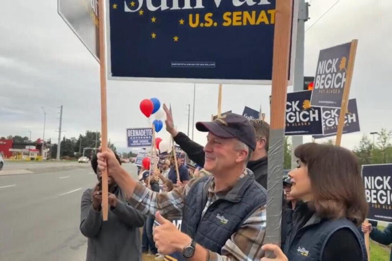 Republican U.S. Sen. Dan Sullivan encourages voters to turn out on election day - AP News