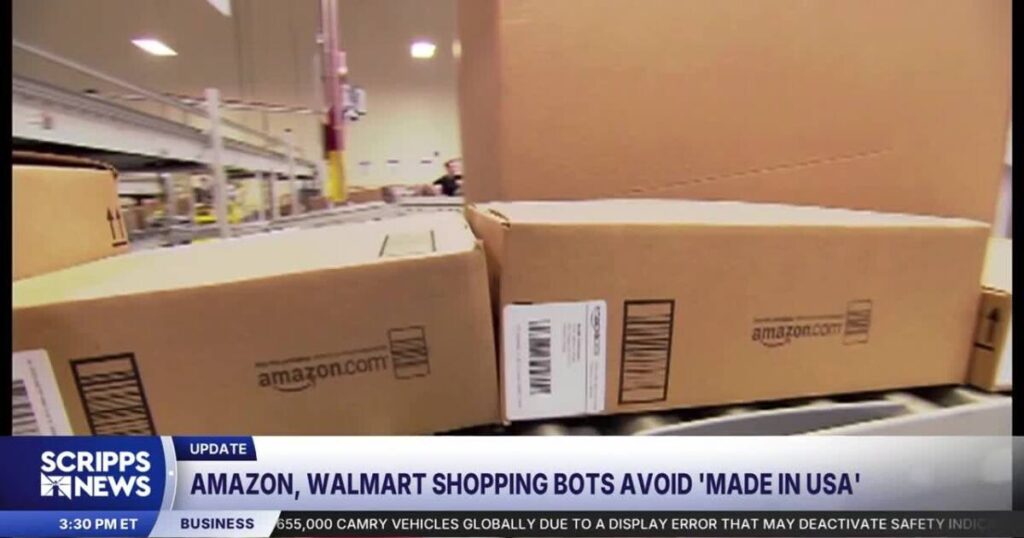 Report shows Amazon, Walmart shopping bots avoid data on products ‘Made in USA’ - WCPO 9 Cincinnati