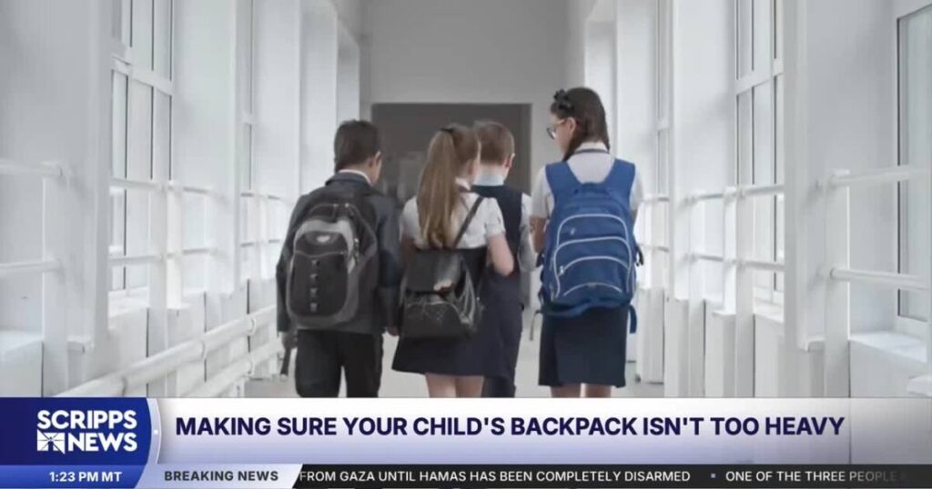 School backpack overload: Heavy bags can strain kids' bodies - KOAA News 5