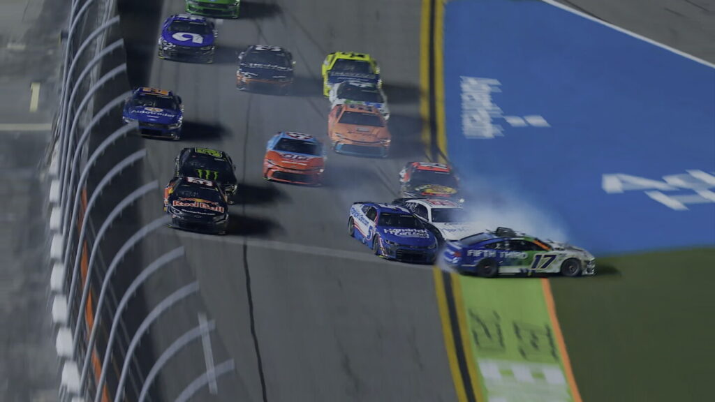 RFK cars, Larson go for a slide to end Stage 1 - NBC Sports