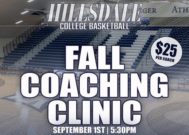 Charger men's basketball team to host Fall Coaching Clinic - hillsdalechargers.com