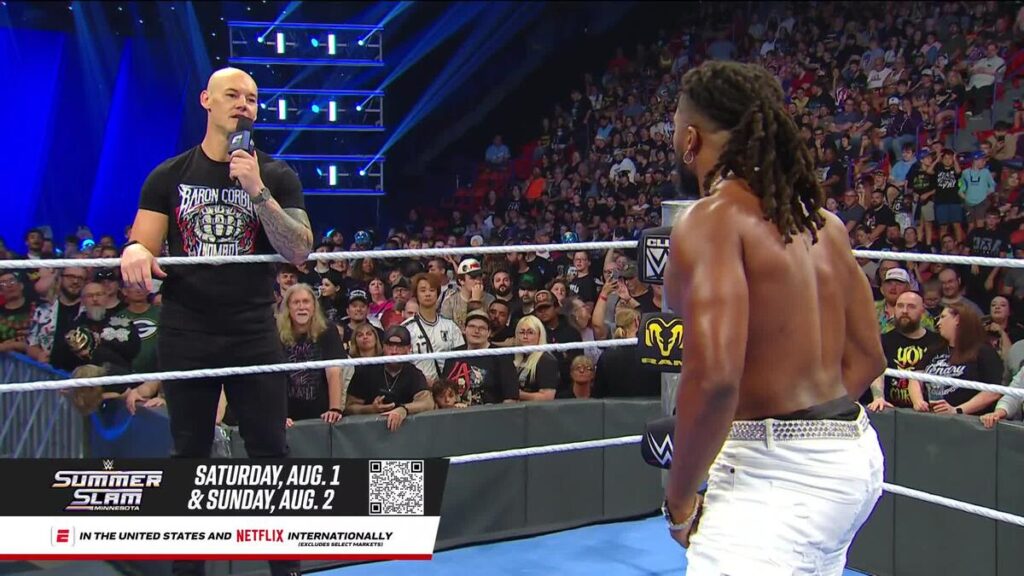 Baron Corbin attempts to rattle Trick Williams: SmackDown highlights, July 31, 2026 - WWE