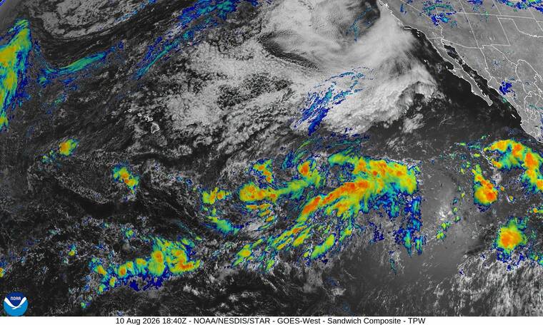 Two weather disturbances are likely to become cyclones - Hawaii Tribune-Herald