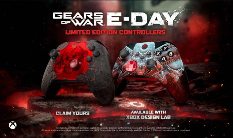 XBOX releases a new limited edition Gears of War E-Day controller and adds several Design Lab options - Instant Gaming News