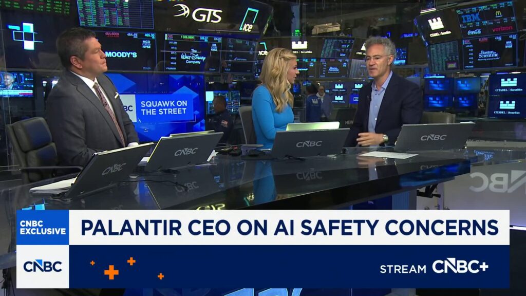 Palantir CEO Alex Karp: AI needs to have 'reasonable guidelines' - CNBC
