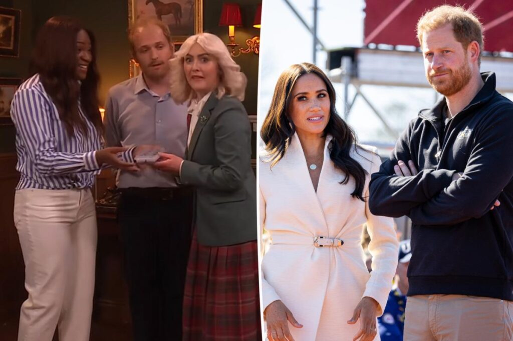 ‘SNL UK’ roasts Prince Harry, Meghan Markle over their UK return: ‘Daddy, I’m home’ - Page Six
