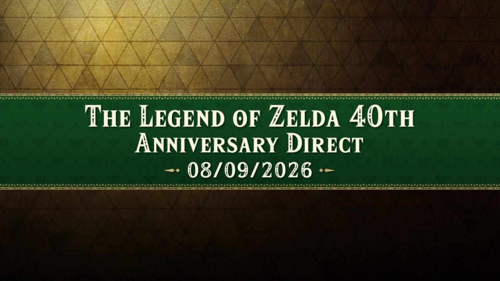 The Legend of Zelda 40th Anniversary Direct – 08/09/2026 - nintendo.com