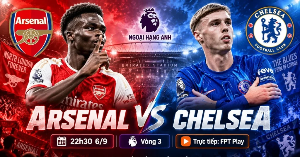Live stream link for Arsenal vs Chelsea: Starting lineups and pre-match analysis. - Vietnam.vn