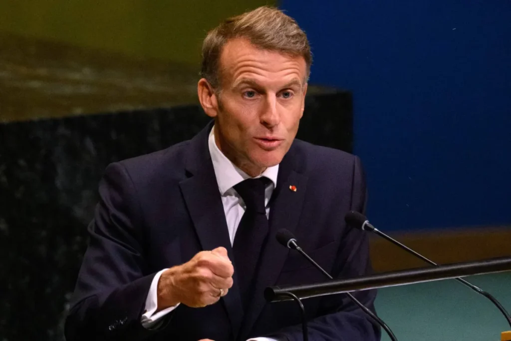 In UN Farewell, Macron Denounces Trump’s Gaza Diplomacy as Spectacle of Shame - ASHARQ AL-AWSAT English