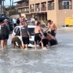 High surf from Hurricane Marie floods Seal Beach, fuels dangerous rip currents - ABC7 Los Angeles