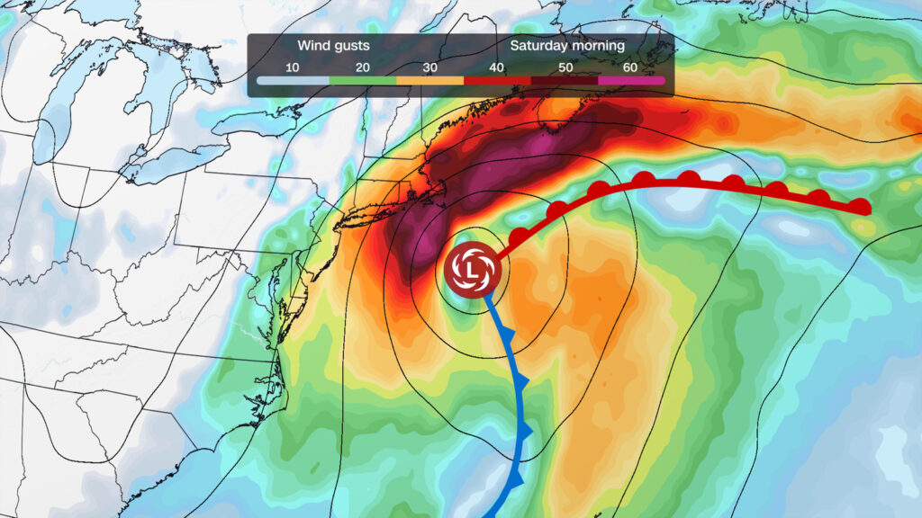 East Coast eyes strengthening nor’easter already battering Mid-Atlantic shores - ABC11 News