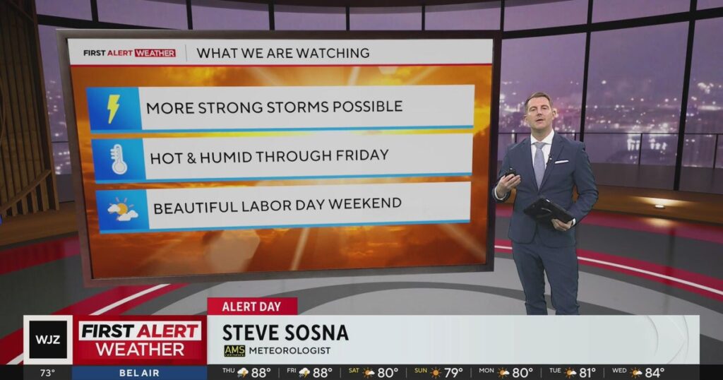 Stong storms possible in Maryland Thursday - cbsnews.com