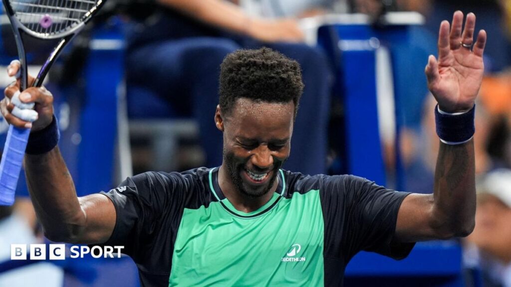 US Open 2026: Gael Monfils wins on 40th birthday to reach New York second round - BBC