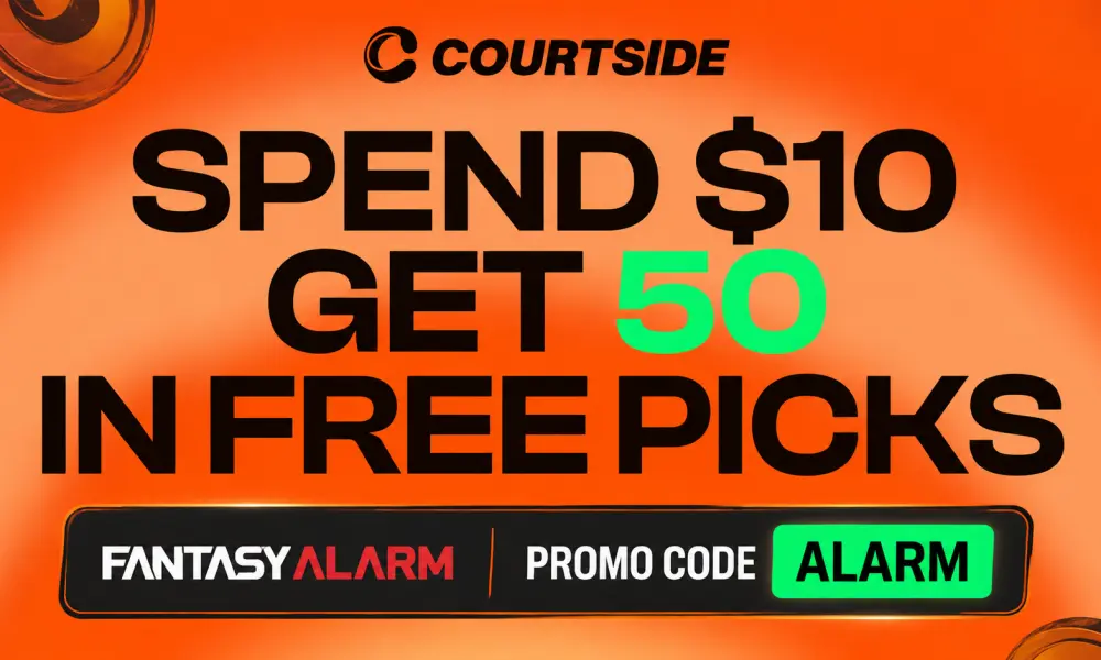Courtside Football Promo Code ALARM: Get $50 Bonus For #10 Oklahoma vs. #16 Michigan - Fantasy Alarm