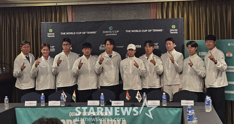 "We will become more powerful." Korean tennis breaks through the slow court head-on... Kwon Soon-woo and Jung Hyun in doubles also emphasize "attack" [Davis Cup on-site] - starnewskorea.com