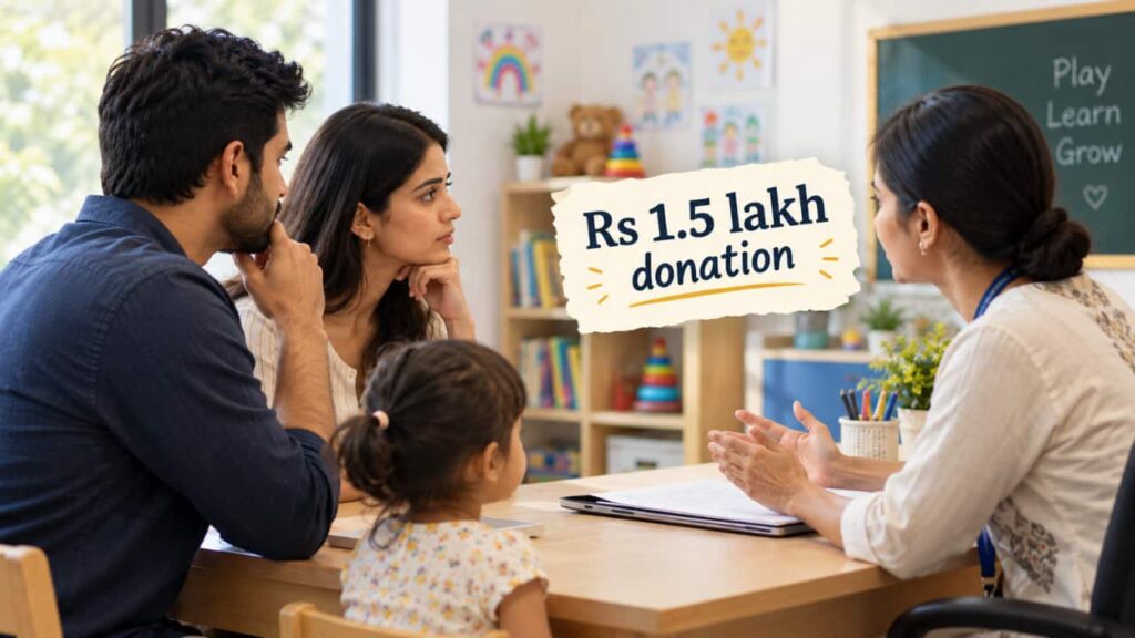 Rs 1.5 lakh donation for a 2-year-old: Entrepreneur questions hefty preschool admission fees - Moneycontrol.com