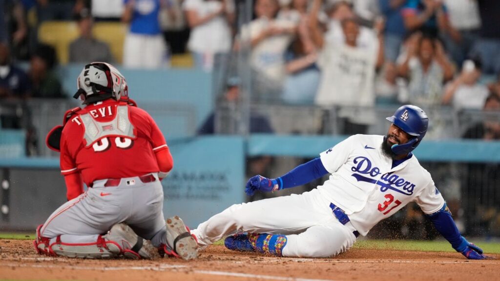 Tarik Skubal pitches the Dodgers past the Reds 3-2 for their 6th straight win - WKRC