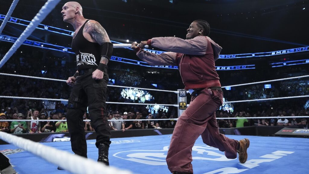 Trick Williams Wins WWE US Title After Lil Yachty 'Survives' vs. Baron Corbin at SNME - Bleacher Report