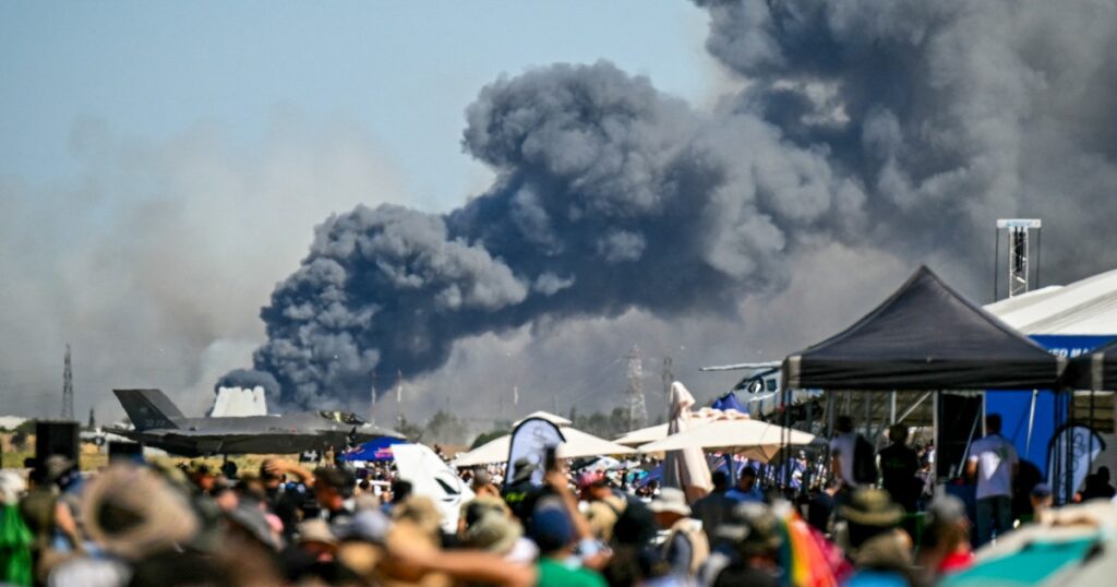 Greek air force jet crashes at an annual aerial show, killing 2 pilots - NBC News