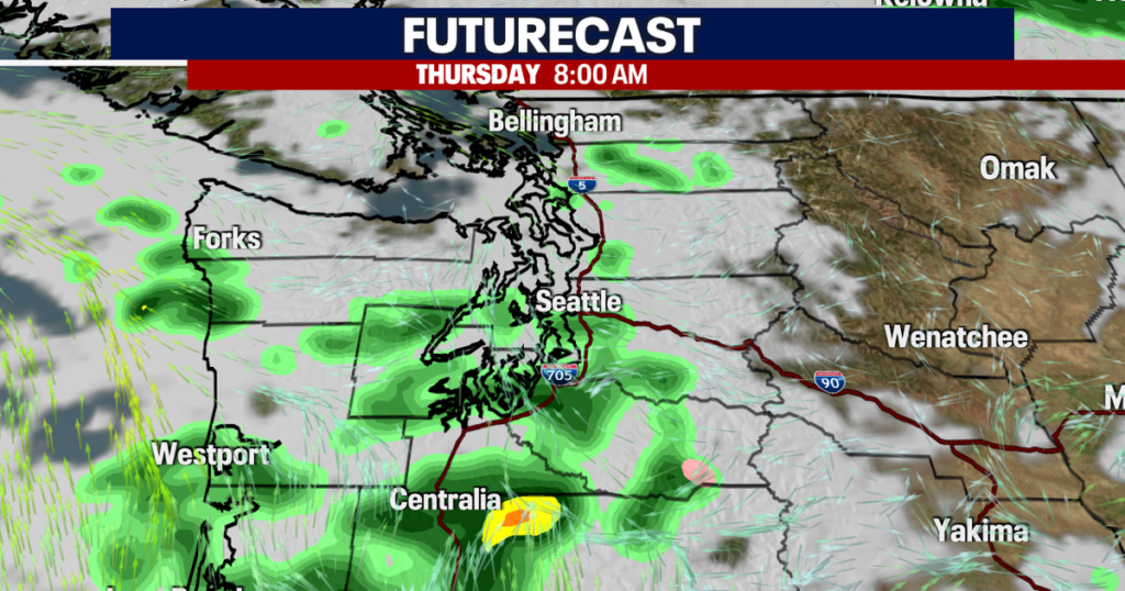 Seattle weather: Breezy, cool, wet Wednesday - FOX 13 Seattle