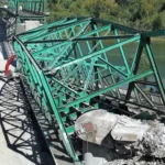 (VIDEO) Demolition of the Old Eel River Bridge on Hwy. 101 is Underway - Lost Coast Outpost