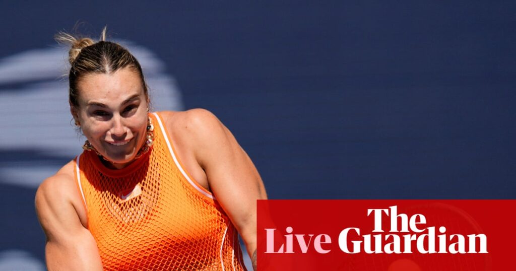 US Open tennis: Sabalenka, Alcaraz, Pegula and Medvedev in action on day six – live - The Guardian
