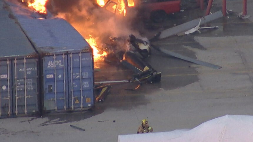 News helicopter crashes in LA area, fatalities confirmed - KESQ