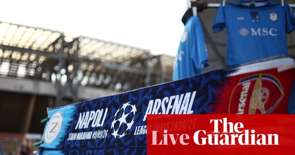 Napoli v Arsenal: Champions League – live - The Guardian